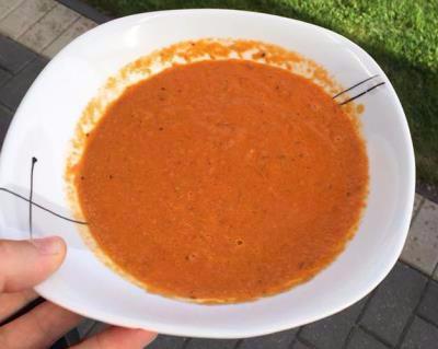 Gegrillte Tomatensuppe